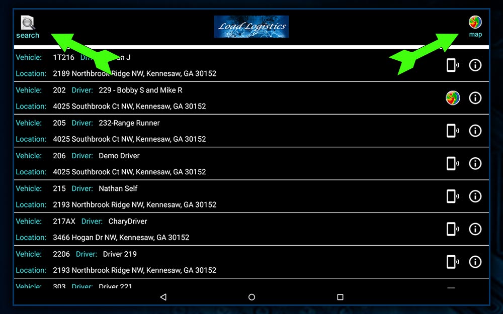 Asset Monitoring search